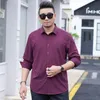 solid Stretch Shirts for Men Nyl Spandex Lg Sleeve Dr Shirt Men Regular Fit 9xl 10xl withSoft Easycare Formal Top 33xP#