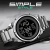 الساعات Skmei Chrono العد التنازلي ساعة إنذار للرجال Reloj Hombre Digital 2 Time Mens Watches أزياء LED MEN Digital Wristwatch