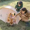 Палатки и укрытия Naturehike Mini HIBY Палатка для домашних животных Самонесущая палатка для собак и кошек Хлопковая дышащая палатка для кемпинга для домашних животных Shiba Inu Husky24327