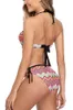 Femmes à armatures Bikini deux pièces maillot de bain Sublimation femmes ensemble de natation