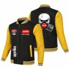 Neue Männer Apulia Motorrad Logo Gedruckt Jacke Top Campus Competiti Sweatshirt Motorrad Radfahren Jacke Windjacke Mantel h11g #