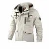 fi Men's Casual Windbreaker Jackets Hooded Jacket Man Waterproof Outdoor Soft Shell Winter Coat Clothing Warm Plus Size 51Zx#