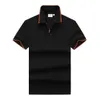 Polo da uomo di marca estiva con ricamo nuovo stile polo da uomo di design in puro cotone polo a maniche corte in cotone T-shirt da uomo di marca di alta qualità Polo ricamata