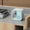 Schreibtisch Tischuhren Nette Katze Atuo Flip Clock Cartoon Grün Rosa Farbe Tischuhr USB Power Schlaf Sechs Sätze Alarm Desktop Geschenk für die Kinder24327