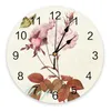 Wall Clocks Flower Butterfly Vintage Large Kids Room Silent Watch Office Home Decor Hanging Gift