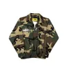 New Devils Island Camou Flage Work Jacket Camouflage American Work V-neck Star