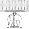 Benutzerdefinierte Logo Grau Ärmel Plain Frauen Team Uniform Mantel College Baseball Jacke für Männer Grün Orange Marine Gelb Blau Maro Rot J87o #