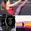 Watches 2023 New Smart Watch Men Women Full Touch Screen Sport Fitness Watch IP67 Waterproof Bluetooth för Android iOS Smartwatch Men