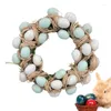 Decorative Flowers Realistic Easter Egg Loop Decor Artificial Flower Garland Creative Wreaths Ornaments Wall DIY Party Wreath Decoration