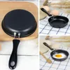 Pannen 12 cm Kookgerei Koekenpan Keukenbenodigdheden Schattig Lange steel Ontbijt Mini Omelet Antikraslaag Draagbaar Thuis Non-stick