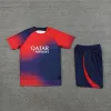 2024 2025 homens crianças psges tracksuit 24/25 MBAPPE Paris Sportswear terno de treinamento de manga curta terno futebol jersey kit uniforme chandal moletom conjunto de suéter