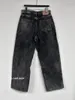 Męskie dżinsy Y2K Brand Classic Grailz Hafted Denim Zipper Fit y Project Pant Cotton Pants Comfort #786