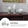 Vasos 3 Pcs Pequeno Vaso Cerâmica Acessório Miniatura Planta Casa Adereços Cena Cerâmica Adorno Decoração