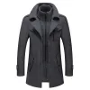 Outono inverno homens casaco de lã novo espessamento casaco quente design de alta qualidade casaco de lã masculino fi casual roupas y67a #
