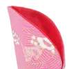 Dekorativa figurer Kinesiska handfläktväska Silk Folding Hållare Handhållen Lagring Pouch Protector Retro Style redskap