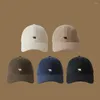 Gorras de bola Gorra de béisbol de algodón Moda Borde ancho Bordado Oso polar Hip Hop Snapback Color sólido Visor Sombreros Mujeres y hombres