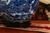 Vasi Ceramica Jingdezhen Drago dipinto a mano di fascia alta Drago Quattro Mari Vaso celeste Arredamento classico cinese Decorazione della casa