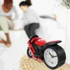 Bordklockor Motorcykelmodell Barns väckarklocka Ornament Dollhouse Miniatures dekoration