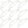 Hangers 10 Pcs Clothes Hanger Home Accessories Simple Coat Drying Rack Clothing Plastic Pants Holding