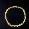 Light Jewelry Wholesale Hip Hop Real Gold Rope Chain Au750 18k Solid Gold Diamond Cut 5.5mm 6mm 12mm 16mm Chunky Rope Chain