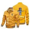 Мужская куртка с логотипом Ford Mustang, дышащая куртка для мотогонок, высокое качество, бренд Fi, новый тренд, горячая распродажа, 2024 C95F #