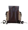 Zaino firmato Borsa Ophidia zaino moda donna Zaino da viaggio uomo Classic Stripes tela parquet pelle borsa uomo donna zaini borsa