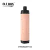 Authentic Original Elf Box Shisha 16000 Puffs Puff 16k Disposable Vape LED Display Mesh Coil E Cigarettes Adjustable Airflow Pre-filled 28ml E-liquid Rechargeable