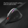 Souris ZELOTES T50 Souris RVB verticale filaire ergonomique 12800 DPI réglable pour PC Ordinateur de jeu Souris optique verticale filaire USB