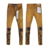 Pantalones de mezclilla morados de diseñador para hombre Jeans morados para hombre Pantalones vaqueros de diseñador para hombre Diseño recto Ropa de calle retro PURPLE Brand Jeans Pant UM2023