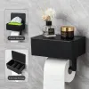 Houders Toiletrolhouder Badkamer Tissue Rack Houders Zelfklevende Punch Gratis Keuken Papierrolhouder Badkamer Tissue Accessoires