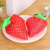 Storage Bags 1/3PCS Cute Large Strawberry Portable Shopping Travel Tote Bag Eco-friendly Folding Reusable Nylon Vegetable Fruit Handbag