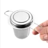 Infusers ile Çay Kaptan Çaydan Çaydan Paslanmaz Çelik Gevşek Yaprak İnfüzör Sepet Filtresi Büyük Kapak FY5125 1214