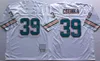 レトロFoobtall 40 Pat Tillman Jersey 1994 Vintage 12 Bob Griese 13 Dan Marino 39 Larry csonka 75th Anniversary Black Red White Green Man Vintage All Stitched Team