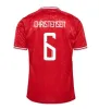 2024 25 Jerseys de futebol de venda quente da Dinamarca Eriksen Red Away White 24 25 Hojbjerg Christensen Skov Olsen Braithwaite Dolberg Camas de futebol de primeira qualidade Jersey
