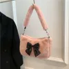 Designer Luxury fashion Tote bags 2024 New Plush Underarm Bag One Shoulder Versatile Fashion Crescent Bag