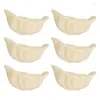 Kwiaty dekoracyjne Zestaw sztucznego pierogu 6pcs Symulacja pierogi