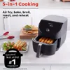 Vortex Slim XL 6 Quart (approximately 1.8 Liters) Air Fryer, Crispy, Reheated, Grilled, Quiet, Space Saving, Non Stick, Dishwasher Compatible, Over 100 App