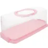 Plates Toast Box Bread Cake Boxes Container Keeper Storage Containers Airtight Pp With Lids Loaf