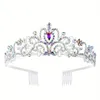 Pinces à cheveux diadème de mariage couronne de mariée en cristal avec peigne strass diadème de bal diadèmes et couronnes accessoires