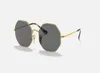 Upscale sunglasses for men and women metal frame top quality outdoor travel fashion octagonal sunshade mirror 19723123181