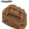 Bottegvenetas Pouch Handbag Designer Bag the 2024 Leather Cloud Wrinkled Dumpling One Shoulder Messenger Hand Dumpling 9mj5