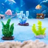 Micropaisaje creativo simulación Coral acuario pecera decoración estatuilla 3D miniatura pequeño ornamento