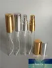 12x 10 ml Återfyllningsbar tom transparent förpackningsflaskkristallskuren glasparfymsprayflaskor med aluminiumatomizer8217157