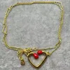 Подвески, испанская распродажа, женское удлиненное ожерелье в виде сердца, романтические украшения, европейский и американский подарочный набор высокого качества