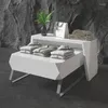 装飾プレートメンズ衣料品店のアセンブリテーブルシンプルなディスプレイ白い漆塗りナカジマ