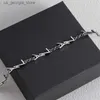 Charme Bracelets Designer Silver Charm Bracelet Femmes Mode Luxurys Marques Bracelets Haute Qualité Alliage Or Argent Lettres Bracelets Bijoux Y240327