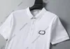24ss Homens Designer Tee Polo Camisas Mens Carta Imprimir Manga Curta Polos Manga Curta Camisetas de Algodão Mulheres Preto Branco Turndown Collar Clássico Camiseta M-XXXL
