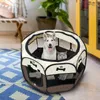 Cat Carriers Octagonal Pets Playtent Puppy Cloth Kennel Cats House Tent For Outdoor Indoor