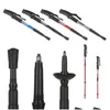 Trekking Poles Tralight Anti Nordic Walking Sticks Hiking Canes With Rubber Tips Protectors1346214 Drop Delivery Sports Outdoors Campi Otjne