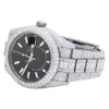 Custom Men Brand Watch Watch Ice Out VVS Moissanite Diamond Mechanical Watch